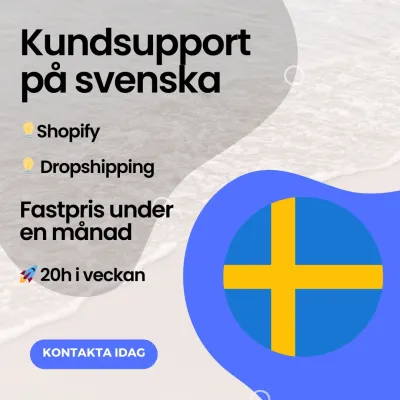 Jag kommer att vara din kundsupport